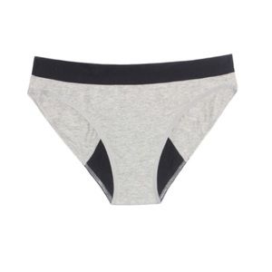 Thinx Period Panties Gray Bikini Moderate Flow